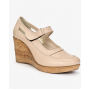 Marimea 37 Pantofi dama cu platforma din piele naturala Bej P9154BEJ
